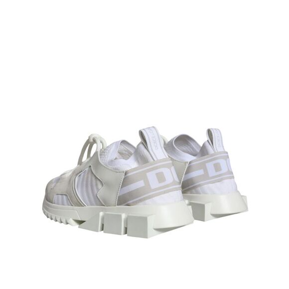 Dolce & Gabbana White Mesh Sorrento Trekking Sneakers Women's Shoes (Pre-Owned) - Picture 2 of 6